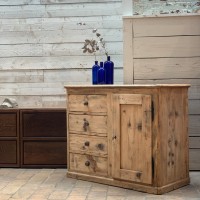 French wooden sideboard 1950