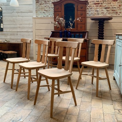 French bistro chairs 1950