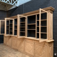 Large oak bookcase