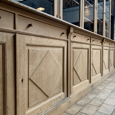 Large oak bookcase