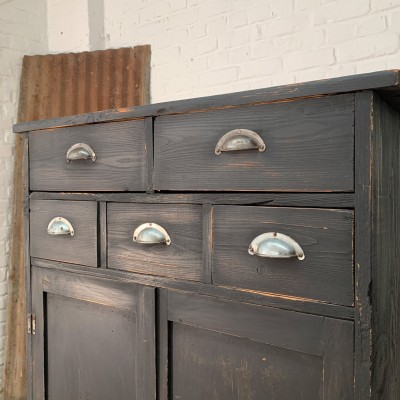 French workshop cabinet with drawers