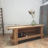 Old wooden workbench