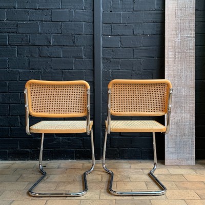 Pair of Marcel Breuer B32 chairs