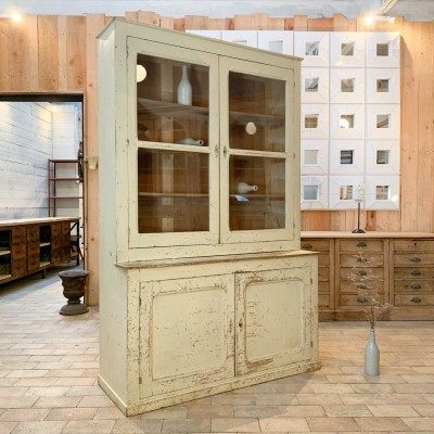French wooden cabinet 4 doors