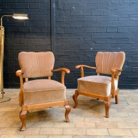 Paire de fauteuils des années 50