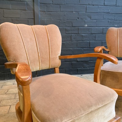 Paire de fauteuils des années 50
