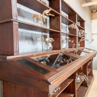 French bookstore cabinet circa 1900