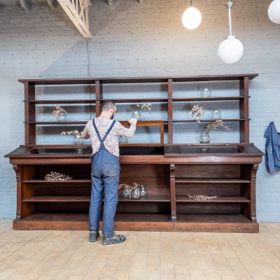 Ancien meuble de librairie début XXème