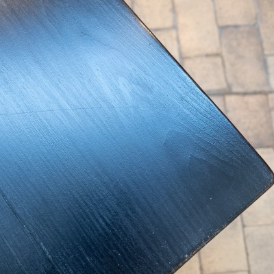 Black wooden table 1950