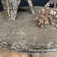 Concrete garden furniture in tree style