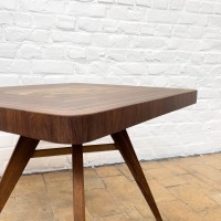 Wood and marquetry coffee table