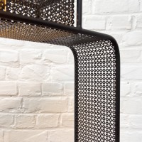 Perforated metal console 1950
