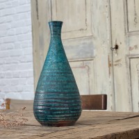 French ceramic vase Accolay 1950