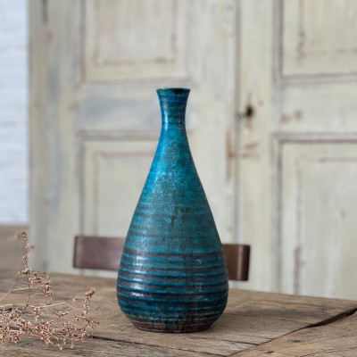 French ceramic vase Accolay 1950