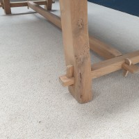 French elm dining table