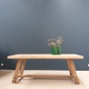 French elm dining table